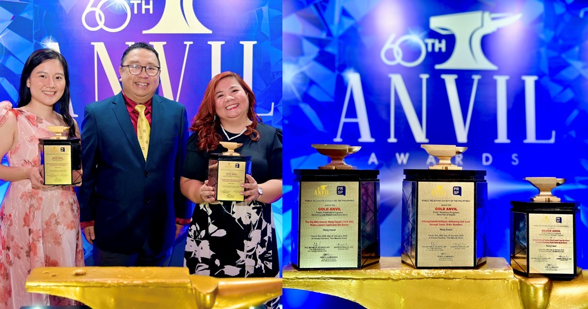 Mang Inasal Triumphs with Three Major Wins at the 60th Anvil Awards