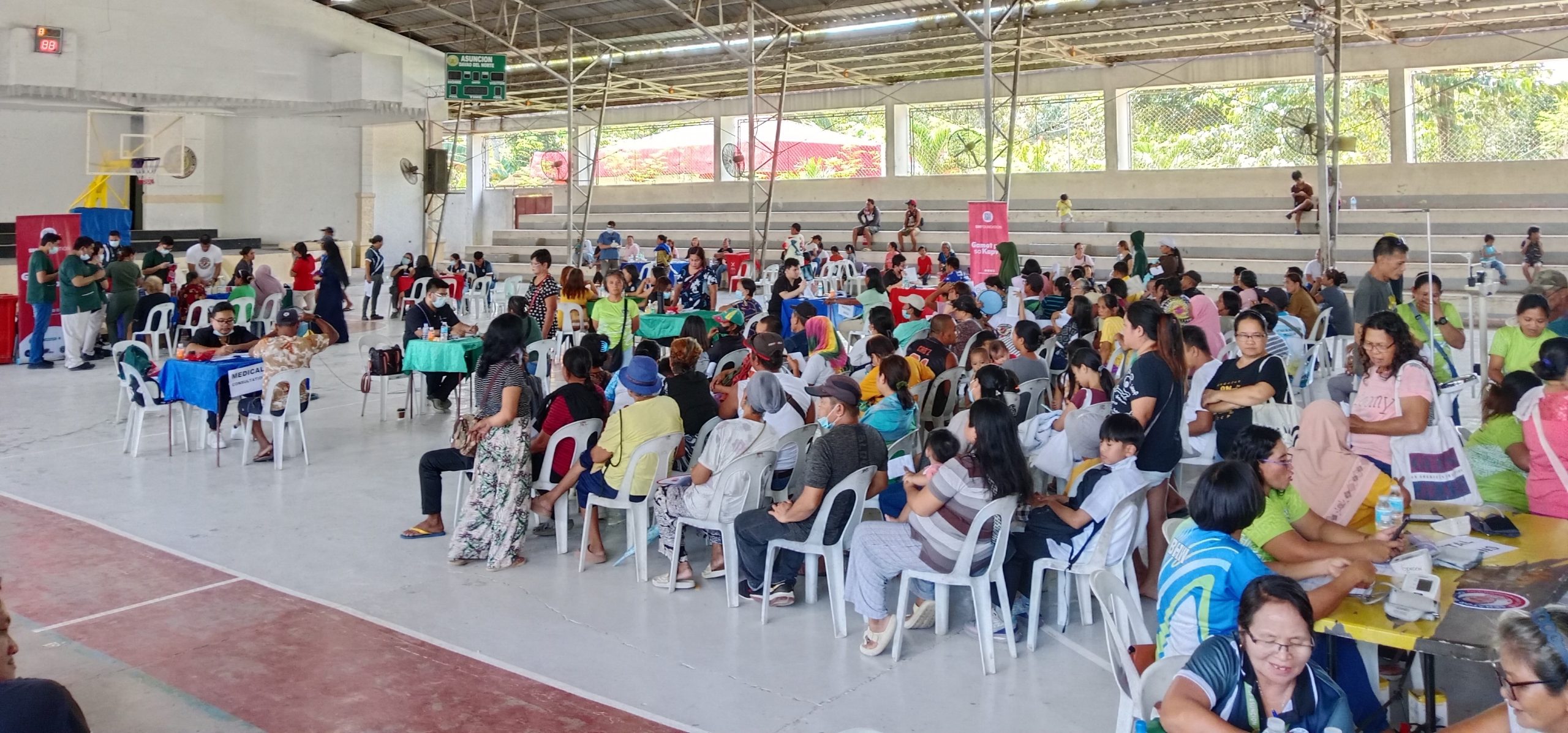 A total of 485 residents availed free medical services in SM Foundation’s medical mission in Asuncion, Davao del Norte.